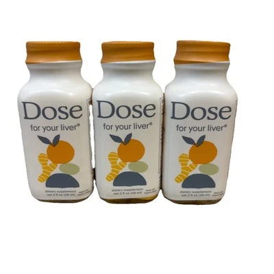 Dosis de 3 unidades para su suplemento hepático limpieza de inyección enzima grasa 2 oz ea BB 03/2027 Foto 1 de 4