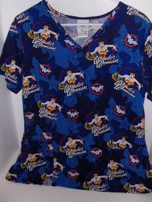 DC Comics  - Wonder Woman scrub top - Medium - Image 1 of 3
