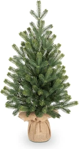 Briful Mini Weihnachtsbaum 67 cm künstlich Weihnachtsdeko für Tisch & Büro - Bild 1 von 13