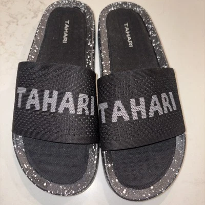 Sandalias deportivas sin cordones Tahari para mujer negras con cuña talla 10 SKU 10224 Foto 1 de 4