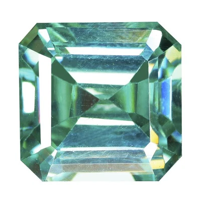 3.14 Ct Fabulous Perfect Octagan 8.7 x 8.4 MM Green Moissanite - Image 1 of 4