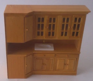 Doll Furniture Kitchen Cabinets with Sink - Picture 1 of 6