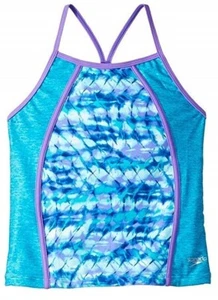 Speedo Rhythmic Girl's 258462 Tie Dye Tankini Top Swimwear Size 7 - Picture 1 of 1