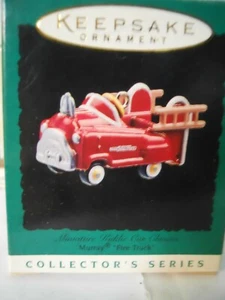 Hallmark MINIATURE KIDDIE CAR CLASSICS Ornaments #2 1996 Murray Fire Truck - Bild 1 von 1