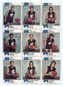 1974 Scanlens FULL Team Set - CARLTON - 12 Cards - Picture 1 of 4
