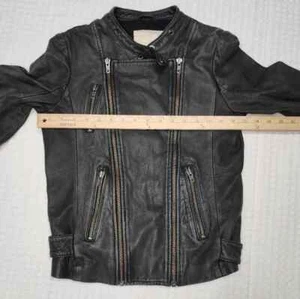 MIRAGE Lambskin LEATHER JACKET Women's Size 36/4 - Picture 1 of 11