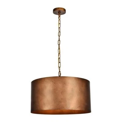 Colgante de metal de transición Living District Miro de 3 luces en latón manual Foto 1 de 3