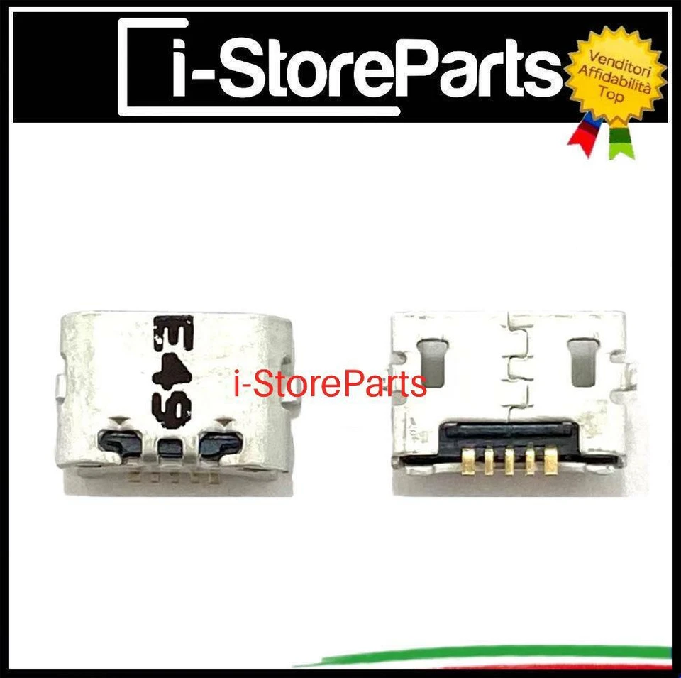 CONNETTORE DI RICARICA PER HUAWEI Y5 II CUN-L01 L21 MICRO USB DOCK CARICA  - Immagine 1 di 2