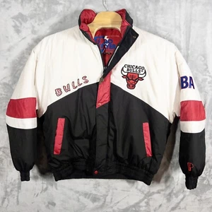Vtg Pro Player By Daniel Young Chicago Bulls Puffer Coat Mens XL - Picture 1 of 7
