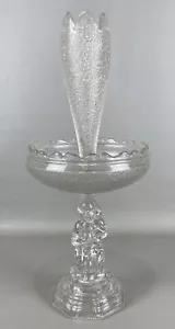 Antique HOBBS EAPG "LITTLE/INFANT SAMUEL" 2 Pc. Epergne - Picture 1 of 4