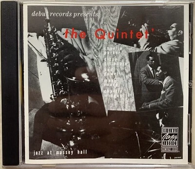 Jazz At Massey Hall by The Quintet (CD, 1989, Jazz, Debut Records) - Image 1 of 3