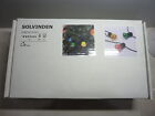 Solvinden Ikea Outdoor Large String Lights RED GREEN YELLOW 12 LED Bulbs NIB NEW