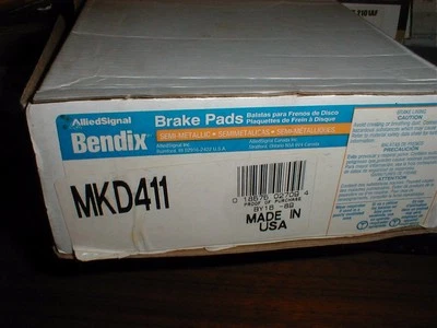 Bendix Disc Brake Pads Semi-Metallic MKD411 88-97 Ford F Super Duty MADE IN  USA Foto 1 de 4