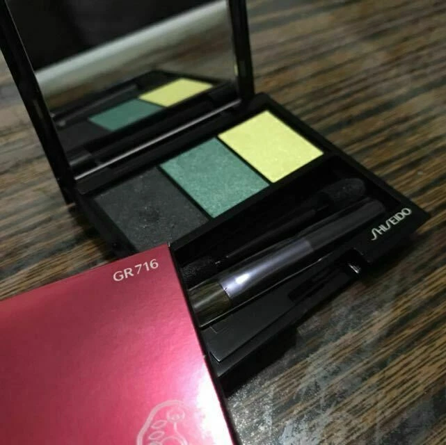 Nuevo Shiseido sombra de ojos trío sebo película sincronización base estuche O rímel de pestañas Foto 1 de 1