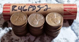 1 Roll Of 1946 P D & S U.S. Lincoln Wheat Pennies R46PDS-2 - Picture 1 of 3
