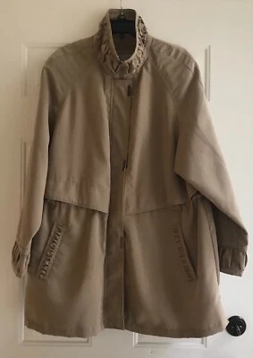 Abrigo BIG CHILL Mujer Talla 1X Marrón Forrado Manga Larga 4 Bolsillos 100% Poliéster Cremallera  Foto 1 de 4