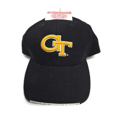 Vintage Georgia Tech Yellow Jackets Twins Enterprise Adjustable Hat Cap Men NCAA - Image 1 of 4