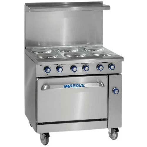 Imperial IR-6-E 36Inches Electric Range with 6 Plates and 1 Oven