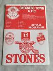 1989/90 Skegness Town V Sleaford Town Aah Glass Scunthorpe Cup Programme