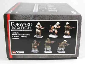 Corgi #US59013 WWII Forward March German Infantry Winter Cloths Diecast 1:50,NIB - Picture 1 of 12