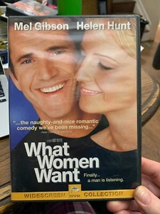 What Women Want (DVD, 2001, Widescreen)-Helen Hunt-Mel Gibson ✔ - Picture 1 of 4