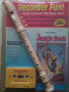 Recorder Fun! The Jungle Book (Songbook + Recorder + Cassette) - MINT CONDITION! - Picture 1 of 2