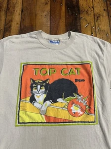 Camiseta vintage marca Top Cat mainframe talla L hecha en EE. UU. - Imagen 1 de 17