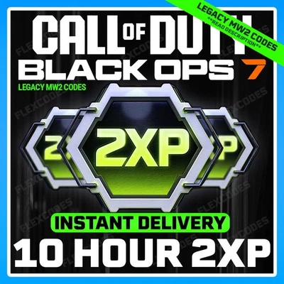 Call of Duty Black Ops 7 (BO7) ➡ 10 HOURS Double XP 2XP | MW2 Codes ⚡️FAST SEND⚡ - Image 1 of 4