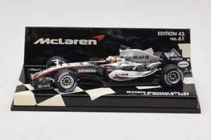 530054310 F1 McLaren Mercedes MP4-20 J.P.Montoya Race Car 2005 Minichamps 1/43 - Imagen 1 de 5