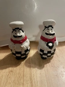 Fat Chef Salt and Pepper Shaker Set - Picture 1 of 4