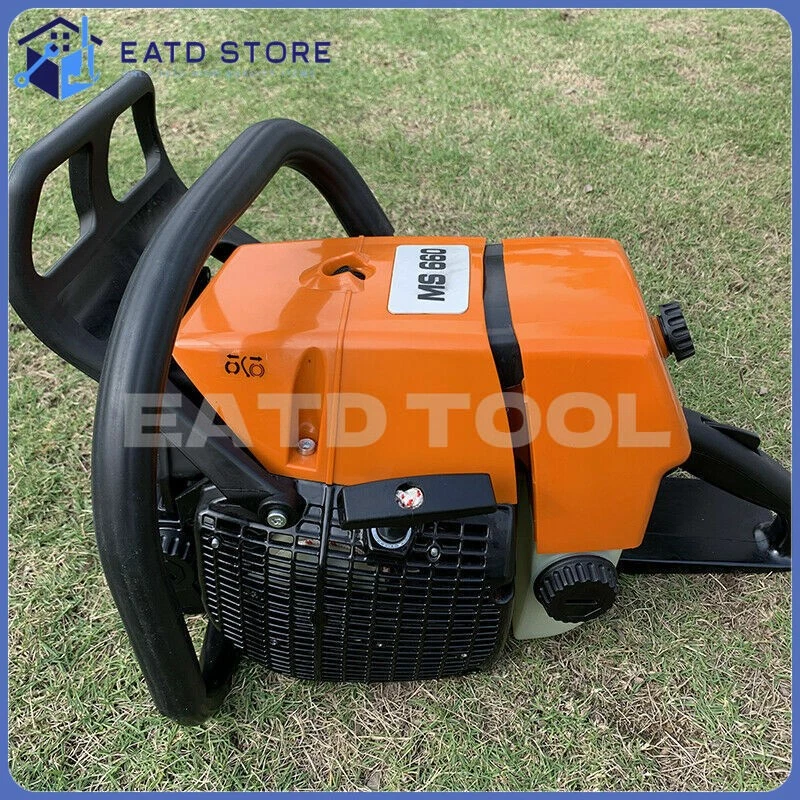 For MS660 Gasoline 92CC power chainsaw 2-strokes 5.2kw mill saw no bar no chain - Image 1 of 3