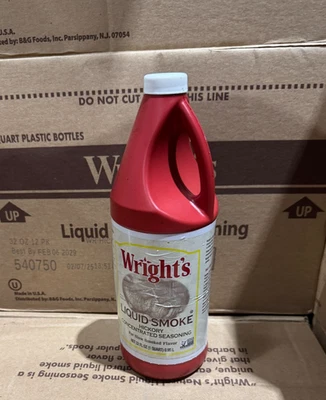 Wright's Liquid Smoke Hickory Concentrated Seasoning 32 oz. Free Shipping - Image 1 of 3