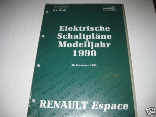 Diagramas de Cableado Renault Espace, Stand 1990 - Imagen 1 de 1