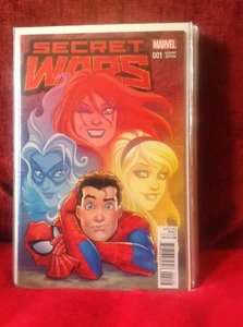 SECRET WARS # 1 AMANDA CONNOR SPIDEY VARIANT EDITION MARVEL COMICS - Picture 1 of 1