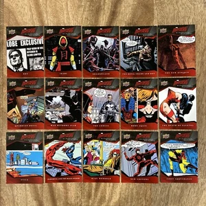 2018 Upper Deck Marvel Daredevil Seasons 1-2 Memorable Moments 15-Card Full Set - Picture 1 of 21