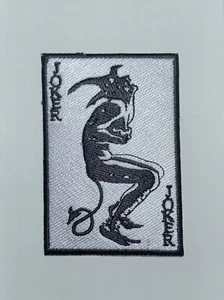 Batman Joker Karte The Dark Knight bestickt Patch Ledger  - Bild 1 von 1