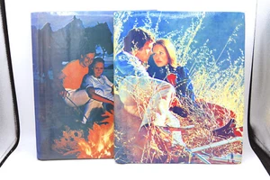 Vintage Photo Album Couple Dating Beach Fire Horse Romance Self Adhesive Sticker - Picture 1 of 4