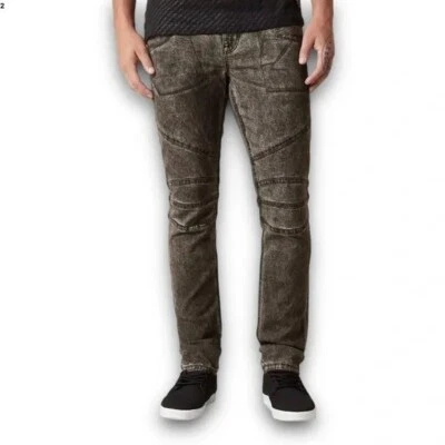 230503 NUEVO ROCK REVIVAL $179 PARA HOMBRE SOHAN SLIM STRETCH JEANS TALLA 28x32 Foto 1 de 4