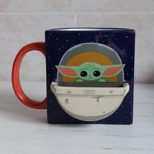 Star Wars Funko Baby Yoda Mug Grogu Madalorian Biscuit Holder H 11cm Drink Time - Picture 1 of 20