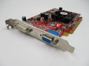 ATI FireGL V3100 128MB DVI VGA PCI Express Graphics Card HP P/N: 398684-001 - Picture 1 of 3
