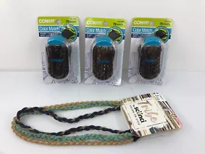 Conair 75 Brunette Bobby Pins + Scunci 3 Pc Headband 4 Pieces Lot New Condition - Picture 1 of 3