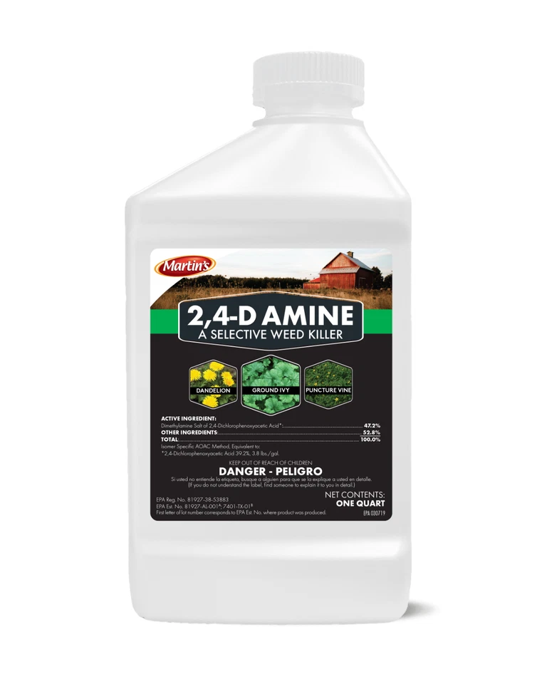 Martin's 2,4-D Amine Selective Weed Killer 32 fl oz de Control Solutions, Inc Foto 1 de 1