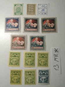 1918-1940 Latvia Latwija Riga old stamps lot (see scan) FREE INT'L SHIPPING - Foto 1 di 1