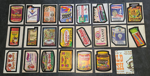 Wacky Packages SET original 6th series 6 1974 Partial ECONOMY SET 22/33
