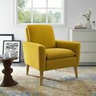 Modern Accent Fabric Arm Chair Single Sofa Comfy Upholstered Chair Living Room