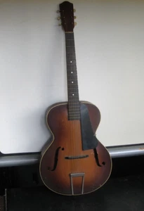 1930s KAY DEL ORO ARCHTOP GUITAR -unmarked- acoustic tobacco sunburst VINTAGE - Picture 1 of 16
