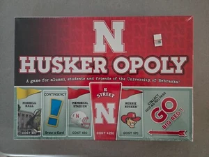 HUSKEROPOLY HUSKER MONOPLY BOARD GAME NEBRASKA CORNHUSKERS HUSKERS NEW & SEALED - Picture 1 of 2