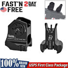 1 Pair Tactical Fixed Front Rear Iron Sights Set for DD Rapid Backup Hunting USA