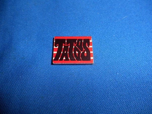 TATOOS MINI BOOK Red 4 Stripes Cover VENDING Gumball Prize Charm Tattoos Tiny - Picture 1 of 7