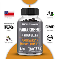 Ginseng + Ginkgo Extract - Memory & Performance Strength 120 Dietary Supplement